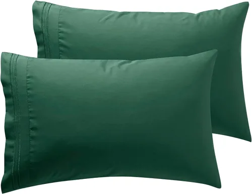 Vista 52 de Nestl - Juego de 2 fundas de almohada de microfibra azul playa tamaño Queen, 20 x 30 pulgadas