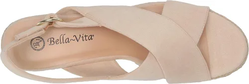 Vista 5 de Bella Vita Sandalias de cuña alpargata para mujer