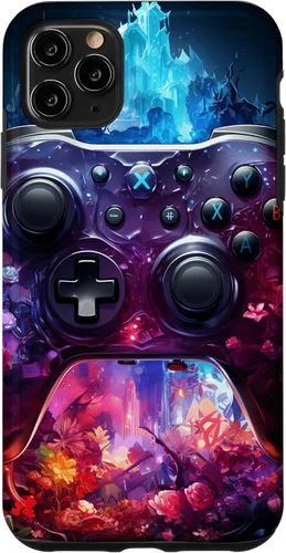 Vista 13 de Video Game Controller Gamer Funda para iPhone 17 para niños, adolescentes y hombres amantes