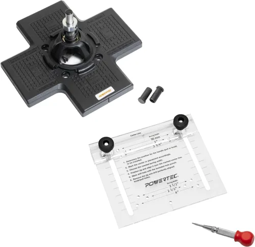Vista 19 de POWERTEC Abrazaderas de instalación frontal para cajón, juego de abrazaderas ajustables para gabinete, herramienta de montaje y alineación rápida