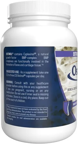 Vista 2 de ZyCal Bioceuticals Ostinol(TM) 350 Suplemento para huesos y articulaciones con 350 mg de Cyplexinol® Bio-Active Protein Complex - para pérdida ósea