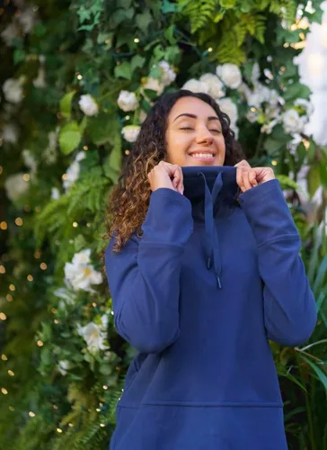 Vista 7 de RBX Active - Sudadera ligera y suave de forro polar para mujer