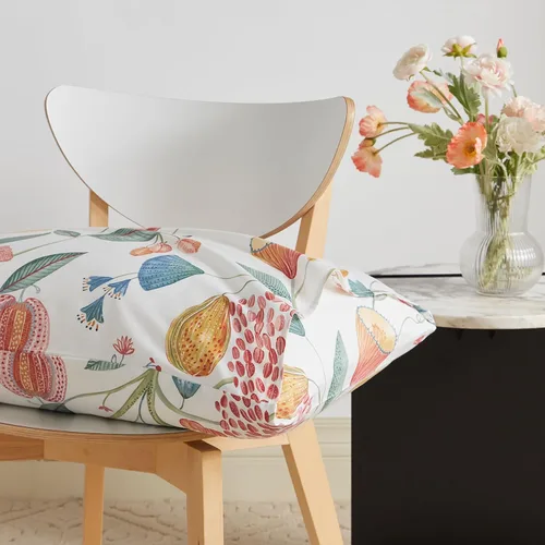 Vista 6 de YuHeGuoJi Juego de funda de edredón floral roja, tamaño Queen, 100% algodón egipcio, juego de 3 piezas, 1 funda de edredón con estampado de calabaza