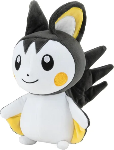 Vista 2 de Pokémon Oficial y de alta calidad Emolga adorable de 8 pulgadas, ultra suave, juguete de peluche, perfecto para jugar y exhibir, tengo que