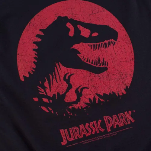 Vista 6 de Camiseta y pegatinas del logotipo de Jurassic Park T Rex