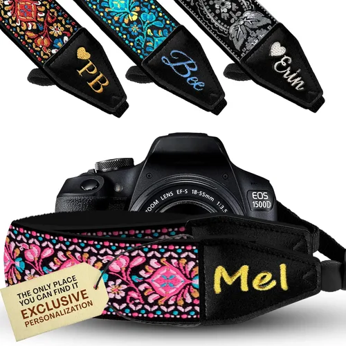 Vista 23 de Art Tribute Camera Strap for All DSLR and Mirrorless Cameras. Photographers Strap Neck, Shoulder & Crossbody Camera Strap