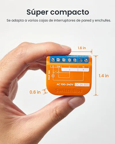 Vista 9 de SwitchBot Interruptor de relé inteligente (interruptor de relé 1PM US)