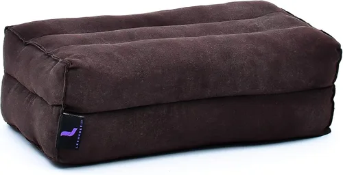 Vista 7 de Leewadee Bloque de yoga - Cojín de suelo para práctica de yoga, cojín de asiento de meditación para entrenamientos llenos de kapok CBT1 - Azul