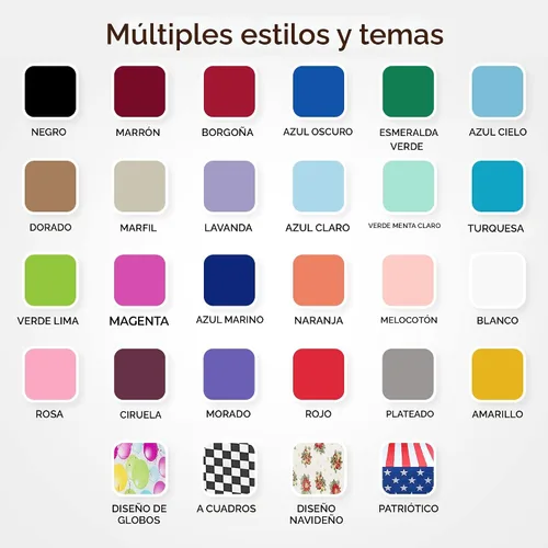 Vista 6 de Party Solids Paquete de 6 manteles de plástico prémium de 54 pulgadas x 108 pulgadas. Cubierta de mesa rectangular de plástico - Aqua