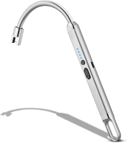 Vista 8 de MEIRUBY Encendedor eléctrico recargable USB, encendedor de arco, para velas, campamento, parrillada, deportes, herramienta para apasionados de lo