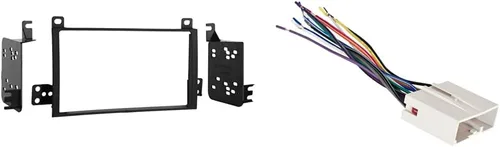 Vista 3 de Metra Electronics 95-5810 Kit de tablero de instalación doble DIN para automóviles Lincoln Town 2003-2007 (negro) Aftermarket radio install panel
