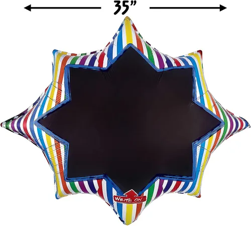 Vista 2 de Burton & Burton Write On Foil/Mylar Globo
