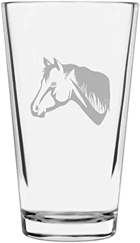 Vista 67 de Shetland Pony (cuerpo) - Vaso de pinta grabado con temática de caballo alternativo de 16 onzas