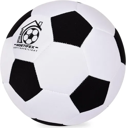 Vista 7 de Tamaño 4 Balón de Fútbol de Tela Suave Seguro Silencioso para Interior para Jóvenes, Balón Ligero para Entrenamiento en Casa para Driblar y Hacer
