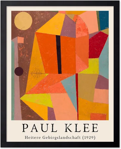 Vista 97 de Poster Master Póster vintage de Paul Klee – Impresión retro de cómicos – Arte de dibujo – Arte abstracto – Regalo para hombres y mujeres – Estilo-09