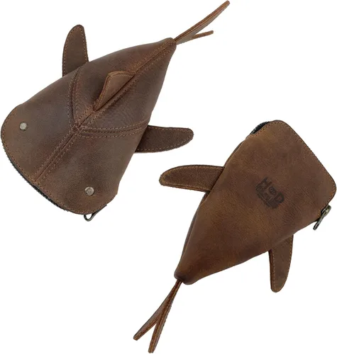 Vista 3 de Hide & Drink, Bolsa de monedas con cremallera, Estuche en forma de tiburón, Animales de peluche, Banco, Bolsa de cambio, Monedero para lápices