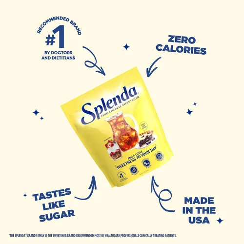 Vista 7 de empaques de edulcorante Splenda granulado, sin calorías