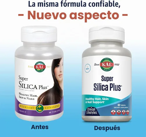 Vista 2 de KAL Super Silica Plus 60 Tabletas