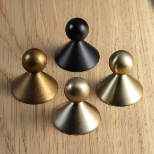 Vista 3 de Goo-Ki Perillas de gabinete de cocina para cajón, accesorios de aleación de zinc de latón antiguo, paquete de 6 tiradores de bronce vintage de un