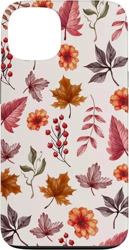 Vista 7 de Halloween Pattern Fall Leaves Pattern - Autumn Season Case for iPhone 17