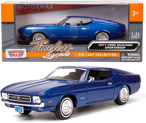 Vista 6 de Motormax 1:24 1971 Ford Mustang SportsRoof