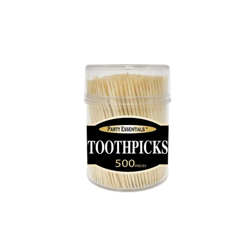 Vista 3 de Party Essentials Brochetas de bambú natural desechables compostables de 6", 1200