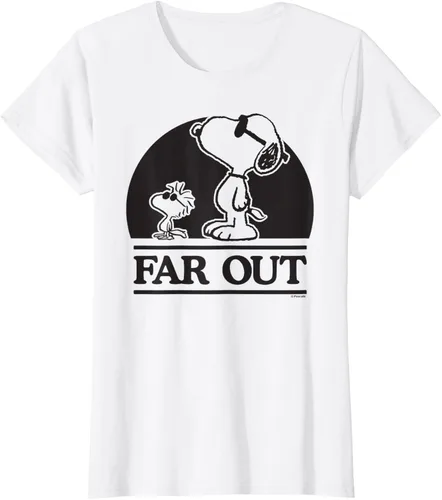 Vista 16 de Peanuts Woodstock 50th Anniversary Far Out Snoopy - Camiseta Blanco