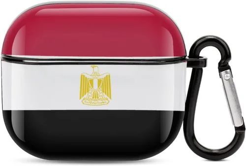 Vista 28 de Lesotho Flag - Funda protectora de cuerpo completo para auriculares Bluetooth para AirPods 3, funda para auriculares con llavero