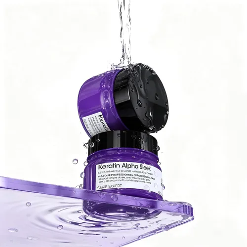 Vista 9 de L'Oréal Professionnel Mascarilla capilar con queratina Alpha Sleek - Para