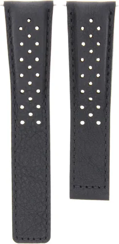 Vista 2 de Ewatchparts PERFORATED 19-20-22MM LEATHER WATCH BAND STRAP COMPATIBLE WITH TAG HEUER CARRERA CALIBRE