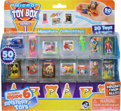 Vista 16 de Caja de microjuguetes más pequeña del mundo serie 1 mini coleccionable