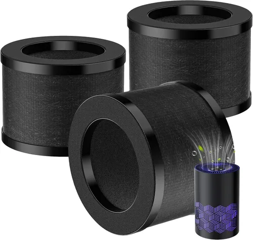 Vista 12 de Paquete de 2 filtros de repuesto TZ-K1 compatibles con purificador de aire FreAire, VOOPNU DH-JH12, purificador ToLife y MK01 MK06, filtros
