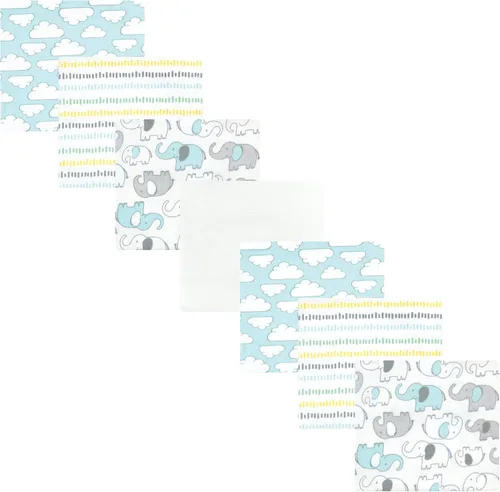 Vista 87 de Hudson Baby Unisex Baby Cotton Flannel Receiving Blankets Bundle, Neutral Woodland Pals, One Size (Pack of 2)