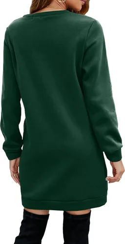 Vista 3 de Miselon Women's Sweater Dresses with Pockets