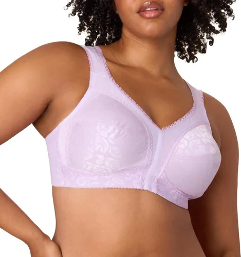 Vista 28 de Playtex Brasier inalámbrico para mujer, sujetadores de talla grande de 18 horas disponibles, cobertura completa, alisado, 4693, paquete individual