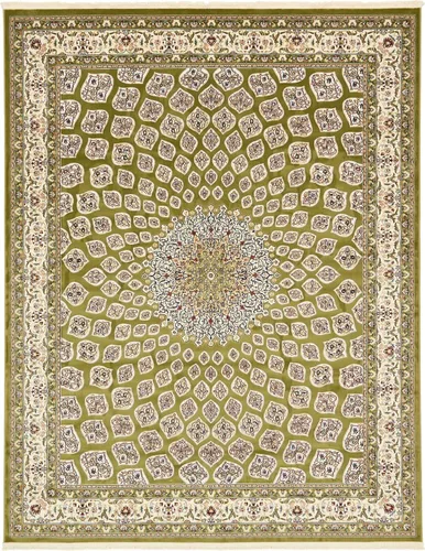 Vista 22 de Unique Loom Narenj Collection - Alfombra clásica con diseño de medallón texturizado tradicional, 3 x 5 pies, 1 pulgada, rectangular, color Azul