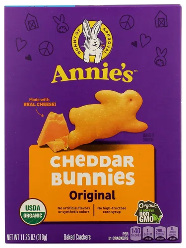 Vista 11 de Annie's Organic Chocolate Bunny Graham Snacks, 7.5 onzas Sabor a chocolate, USDA orgánico y sin OMG, sin sabores artificiales ni jarabe de maíz