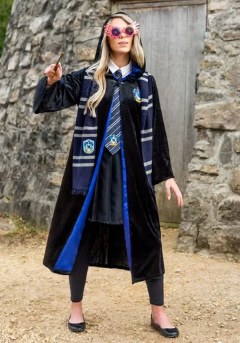 Vista 2 de Fun Costumes Harry Potter - Bata de lujo Ravenclaw para adultos