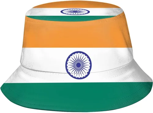 Vista 11 de Sombrero de pescador con bandera de moda, sombrero de pescador, sombreros de pescador con bandera linda para mujeres y hombres
