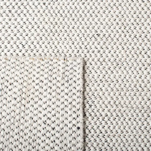 Vista 4 de SAFAVIEH Kilim Collection - Alfombra de pasillo de 2 pies 3 pulgadas x 7 pies, color marfil, lana de tejido plano hecho a mano, ideal para sala