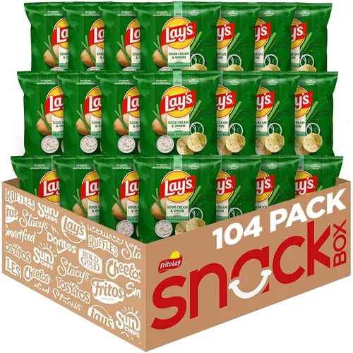 Vista 13 de Papas fritas con sabor a barbacoa de Lay's, bolsas de 1 oz, (paquete de 40) (el embalaje y la fórmula pueden variar)