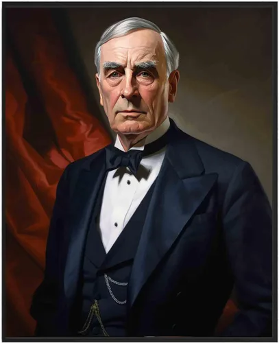 Vista 19 de Abraham Lincoln - Póster impreso artístico, retrato presidencial oficial, decoración de pared, colección de galería de arte del presidente, pintura
