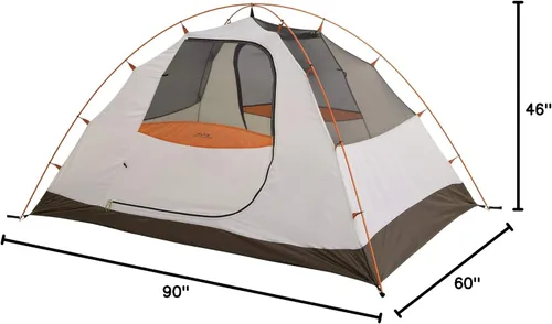 Vista 3 de ALPS Mountaineering Lynx Tienda para 2 personas de senderismo y camping