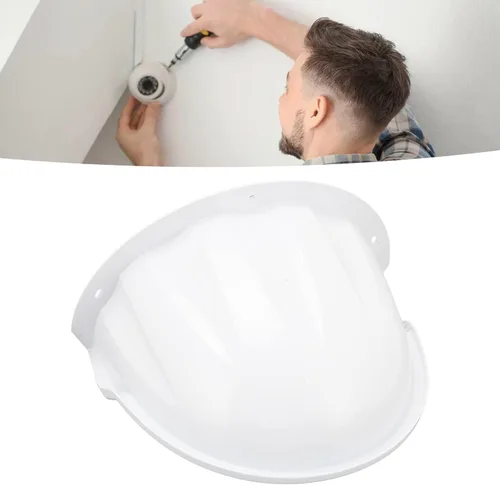 Vista 7 de Parasol universal para lluvia, cubierta de cámara, protector de cámara de seguridad para exteriores, cubierta de plástico ABS para lluvia y sol