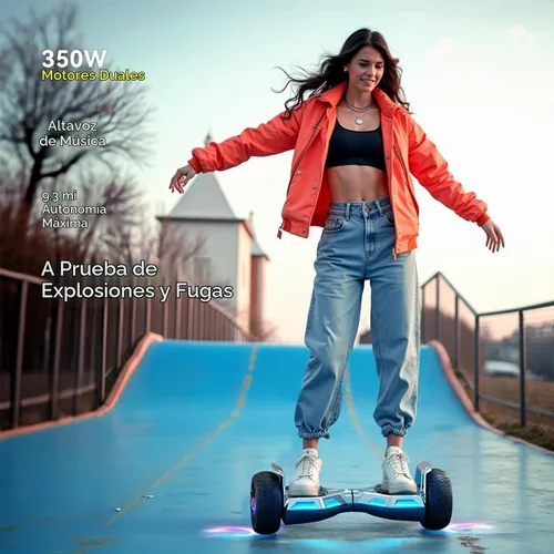 Vista 5 de CBD 8.5'' Offroad Scooter with Corlorful LED and Music Speaker