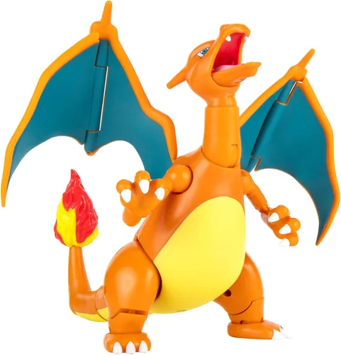 Vista 8 de Pokemon Charizard, figura súper articulada de 6 pulgadas, colecciona tus figuras favoritas de Pokémon - Juguetes para niños y fanáticos de Pokémon