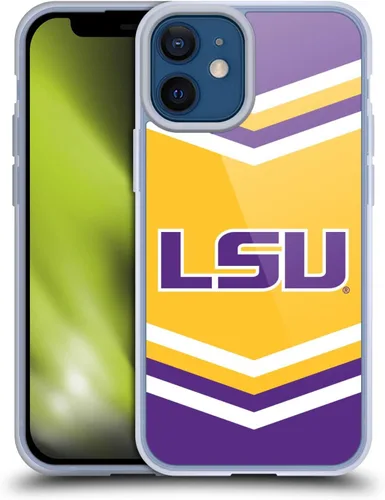 Vista 264 de Head Case Designs Funda de gel suave con licencia oficial de la Universidad Estatal de Louisiana LSU Camou compatible con Apple iPhone 7 Plus/iPhone