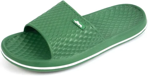 Vista 23 de FUNKYMONKEY - Sandalias de baño para mujer, sandalias para el interior del hogar, playa, antideslizantes