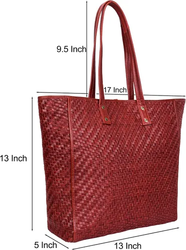 Vista 2 de ANTONIO VALERIA Regalo para el día de la madre Alexis cuero totebolso de hombro con asa superior para las mujeres