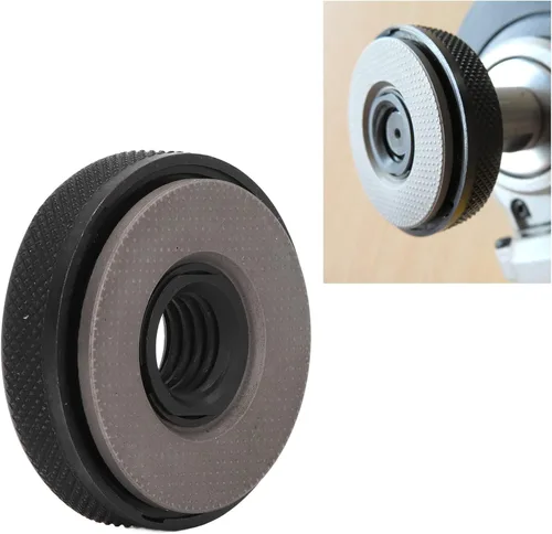 Vista 2 de Placa de presión de la amoladora, tuerca de brida de amoladora angular de bloqueo automático M14 40Cr 1.772 in para trabajar